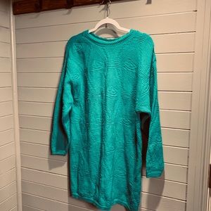 VINTAGE Teal knit sweater